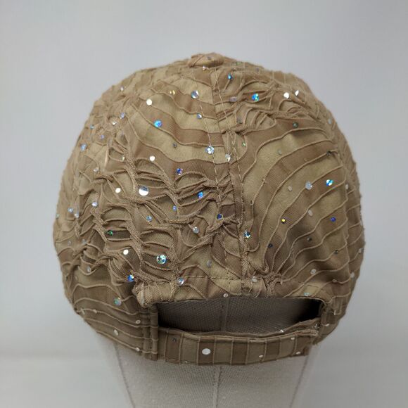 Something Special Strapback Hat Multi One Size Adjustable Sparkle Embellished - Picture 5 of 7